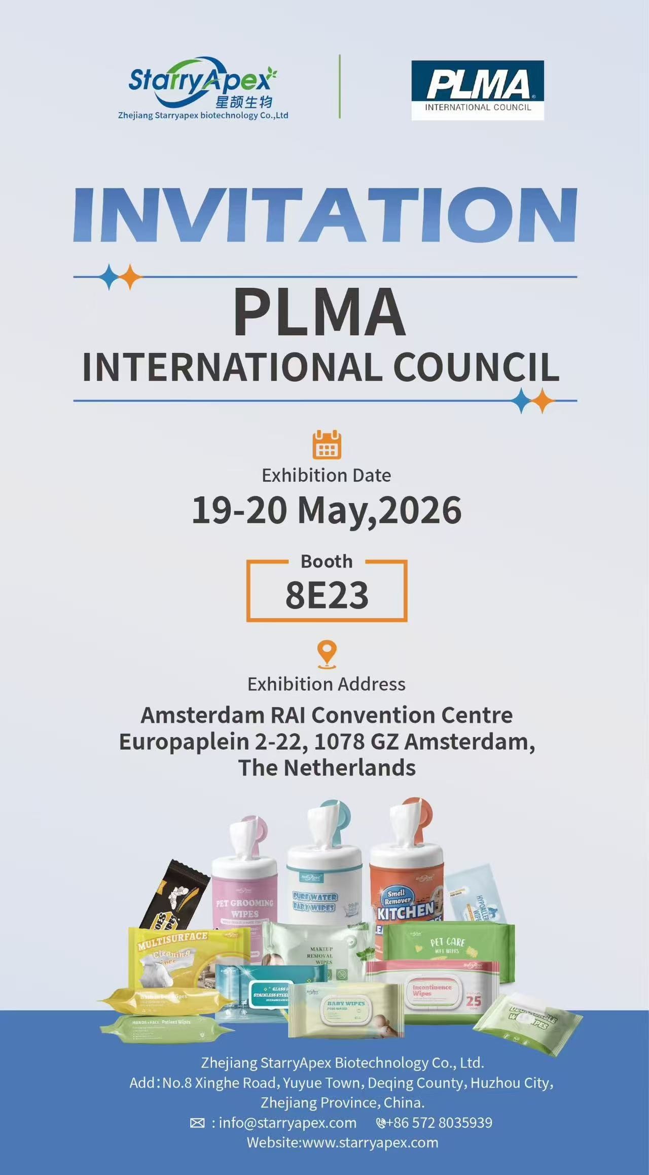 StarryApex a PLMA International Council 2026-on – Fedezze fel a törlőkendők jövőjét